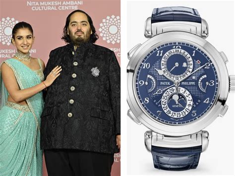 anant ambani wrist watch|anant ambani wife photo.